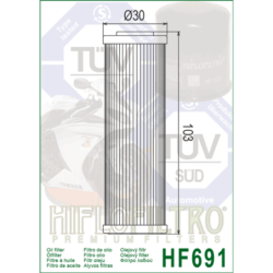 Filtro de Aceite Hiflofiltro HF691 | RCMotos
