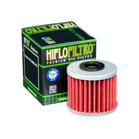 Filtro de Aceite Hiflofiltro HF117 | RCMotos