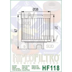 Filtro de Aceite Hiflofiltro HF118 | RCMotos