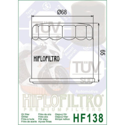 Filtro de Aceite Hiflofiltro HF138RC | RCMotos